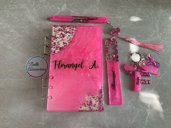 Customized resin book set