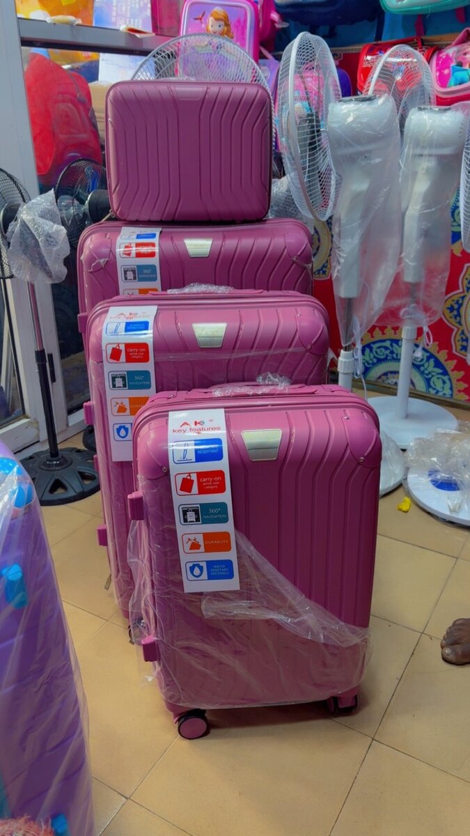 4 Valise en gomme