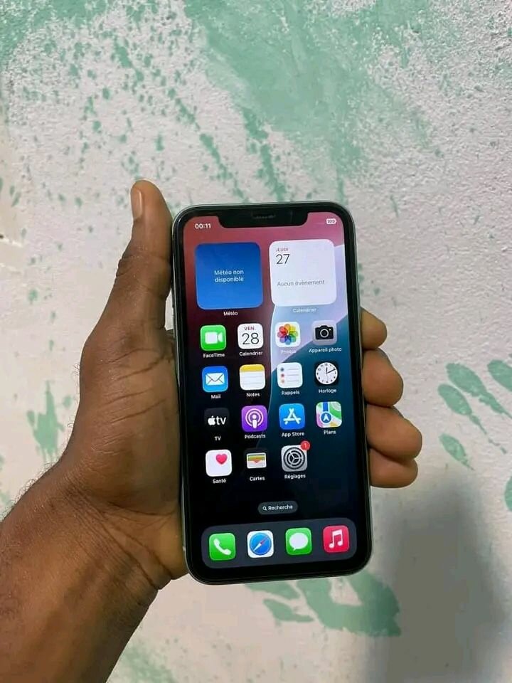 iPhone 11 Vert avec Coque