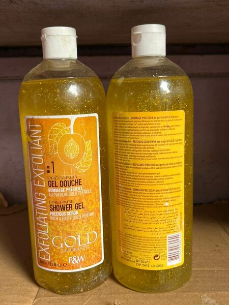 Gel Douche Exfoliant Or