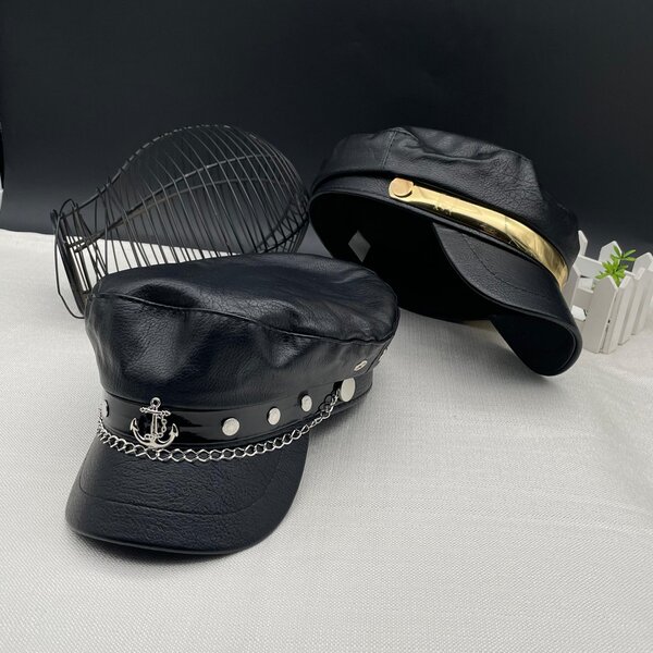 Leather  hats