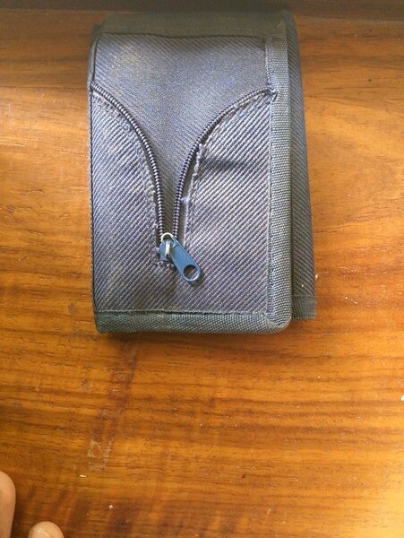 Blue wallet