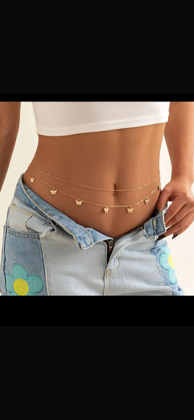 Chaîne de taille de corps papillon