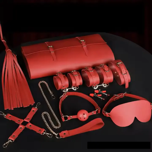 Set d'Accessoires BDSM Rouge
