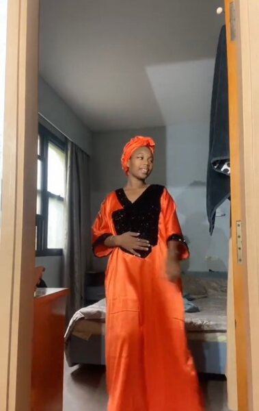 Robe avec foulard