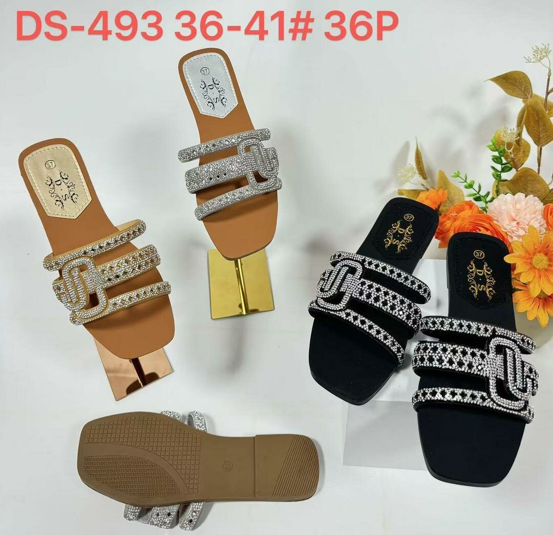Sandales élégantes strass femmes