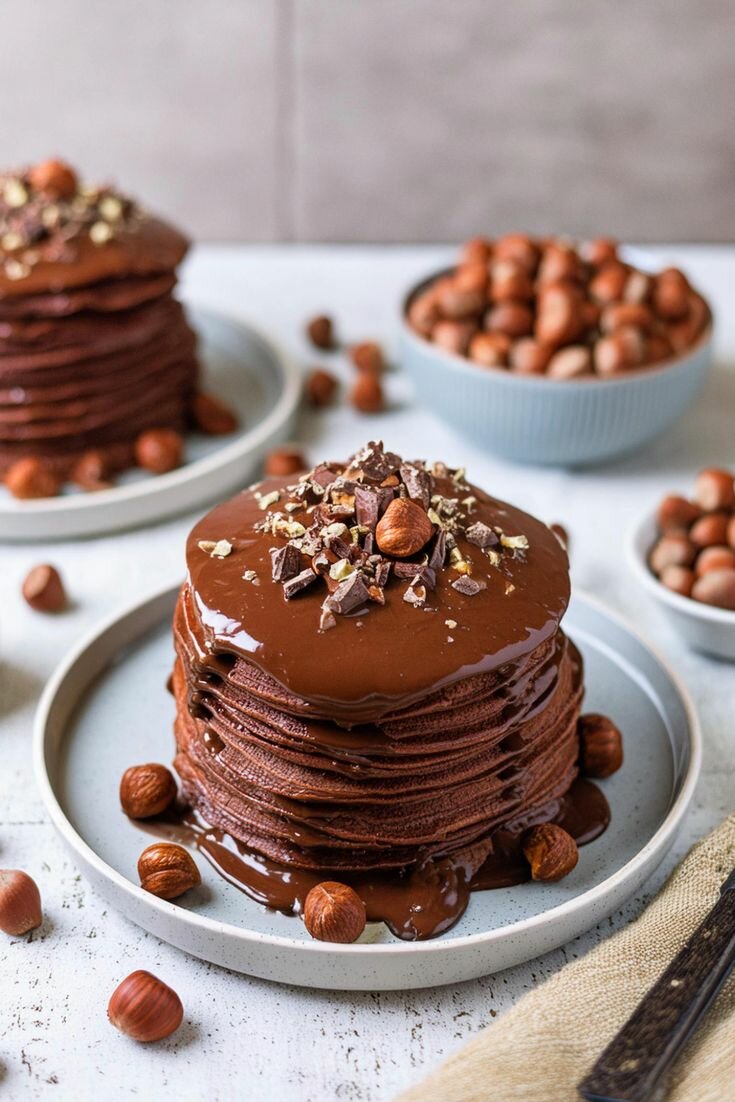 5 pancakes choco