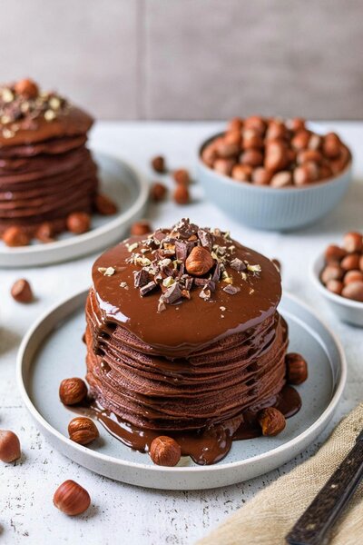 5 pancakes choco