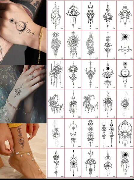 Tatouages Temporaires Éphémères