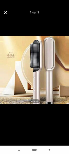 Brosse Chauffante Lissante