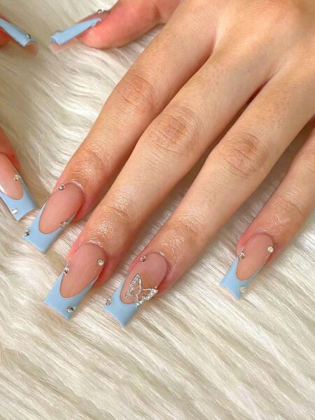 Stick On Nails Pedicure