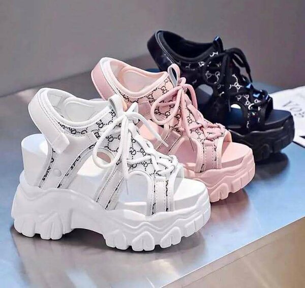Sandales Compensées Stylées Femme
