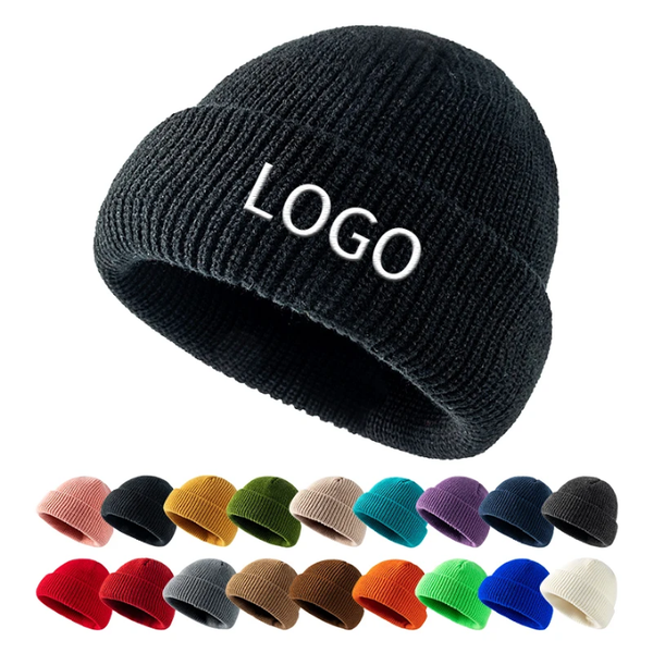 Bonnet en tricot personnalisable
