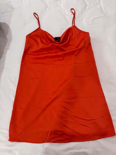 Satin slip dress
