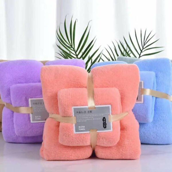 Lot de serviettes douces et colorées  Élégance et confort a
