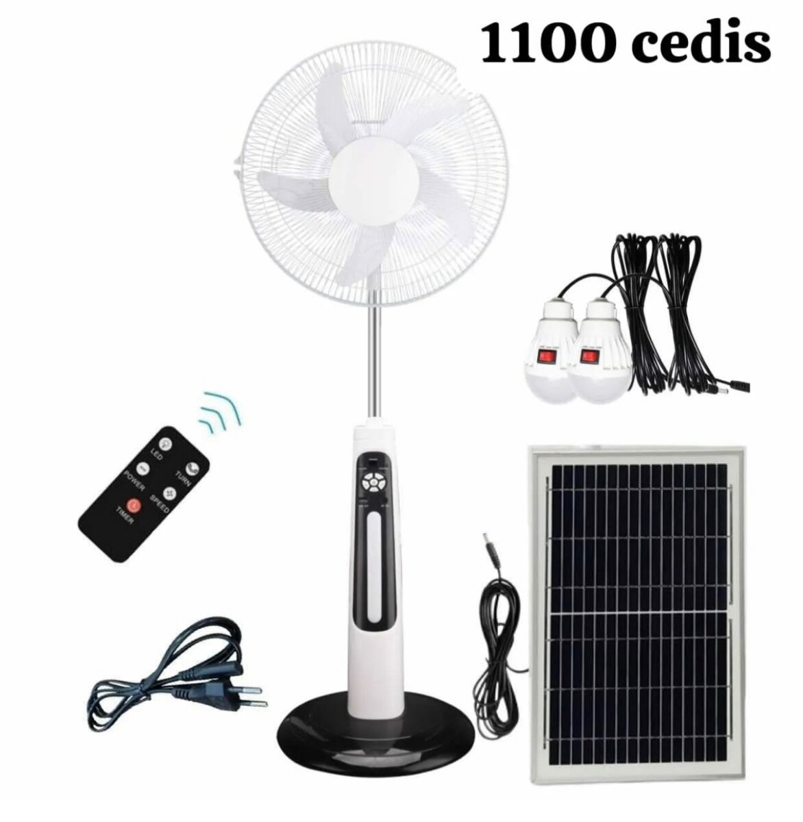 Rechargeable and Solar Fan