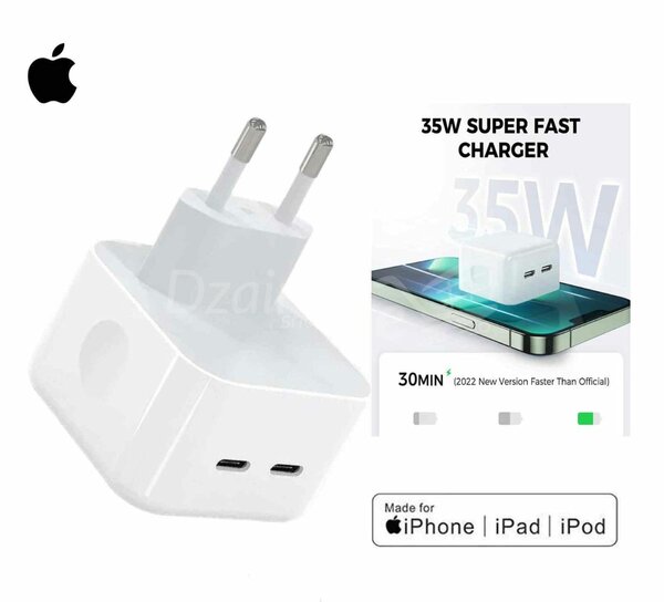 Chargeur Rapide iPhone, 35W