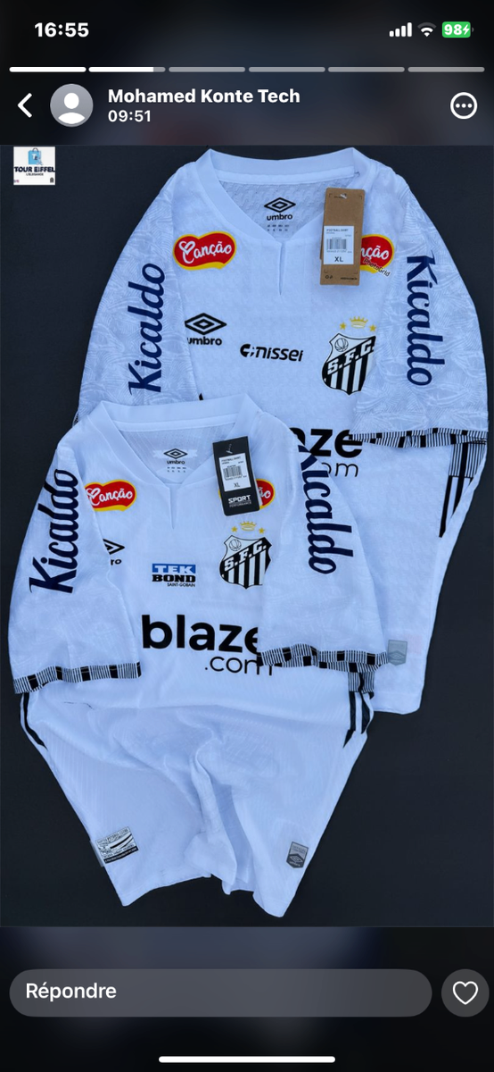 MAILLOT DE SANTOS