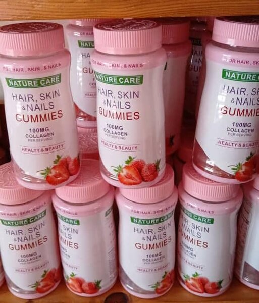Gummies collagène rajeunissant bon pour les cheveux et les ongles