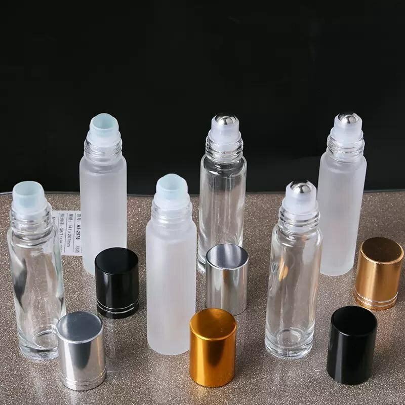 Perfume glass jars, roll on