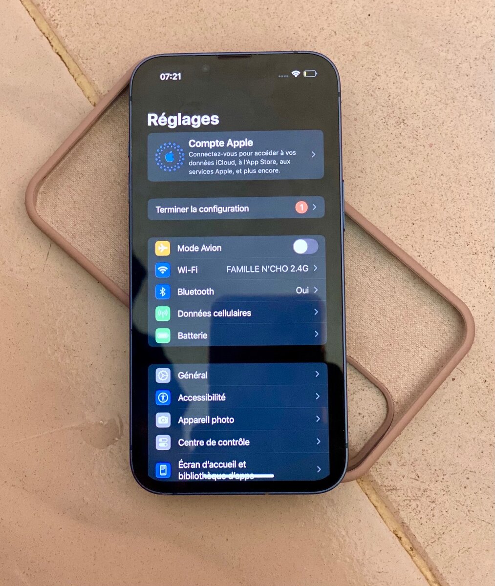 Iphone 13 bleu 128Go