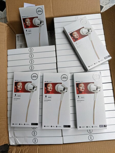 Noxier N5s Stereo headphones Extra Bass 3.5mm jack Pin