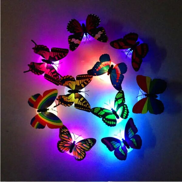 Led butterfly stickers