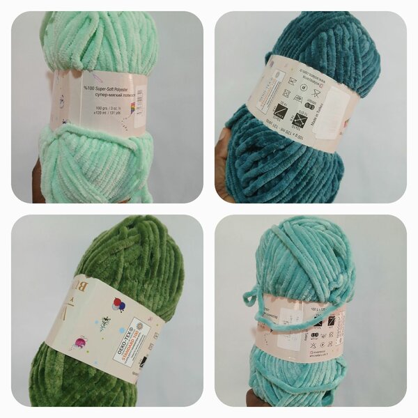 Velvet yarns
