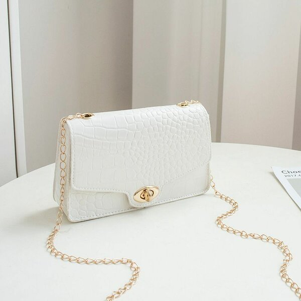 Sac à main blanc à corde
