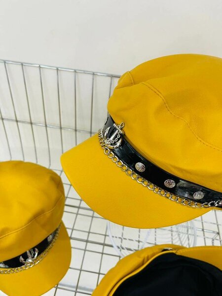 Leather cap