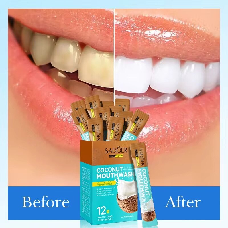 Teeth whitening And Mouthwash