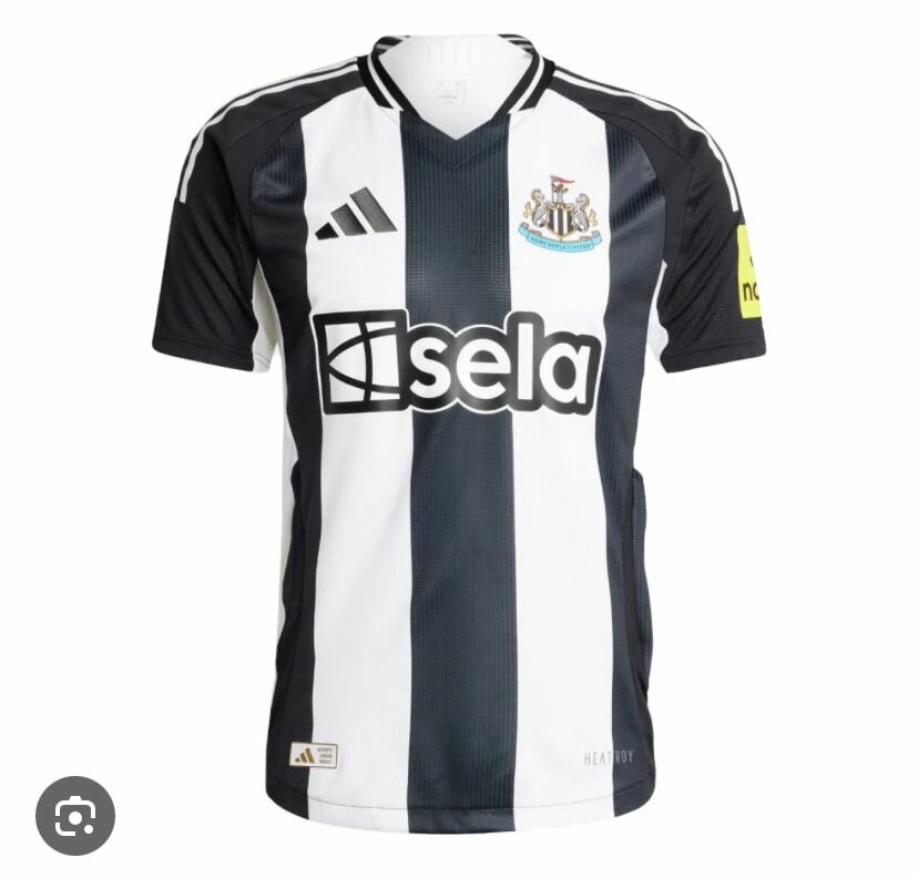Maillot de football rayé
