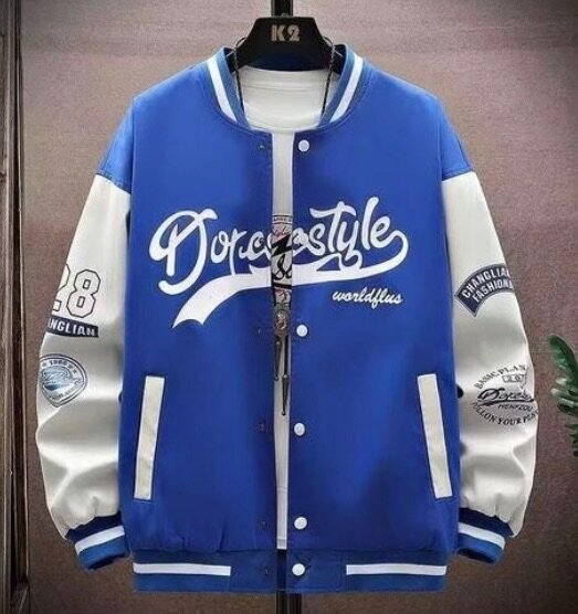 Veste universitaire bleue