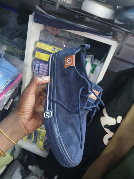 Slip-ons blue