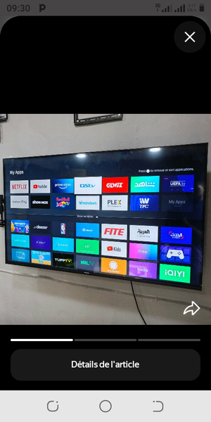 Smart TV Écran Plat 4K UHD