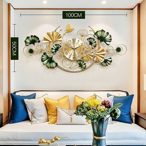 Silent Modern Living Room Wall Clock