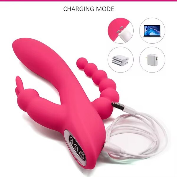 Vibromasseur Dual Multifonction