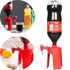 Inverted drink dispenser