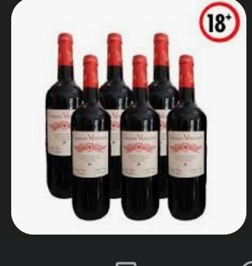 Vin rouge grand versant 75cl