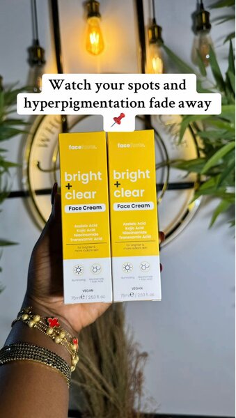 Bright and clear facial cream