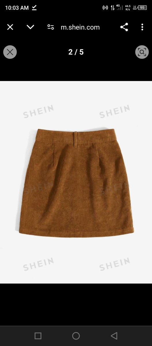 Mini Curdory Skirt