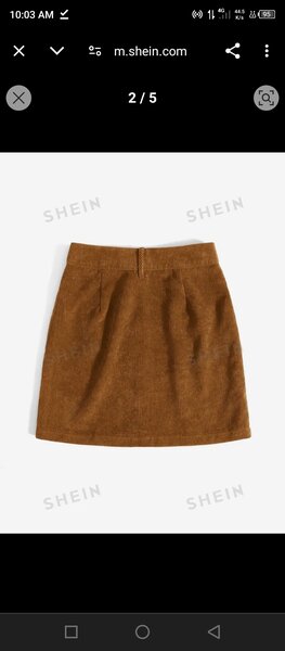 Mini Curdory Skirt