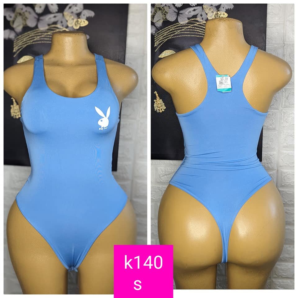Beautiful and stylish women's bodysuit blue