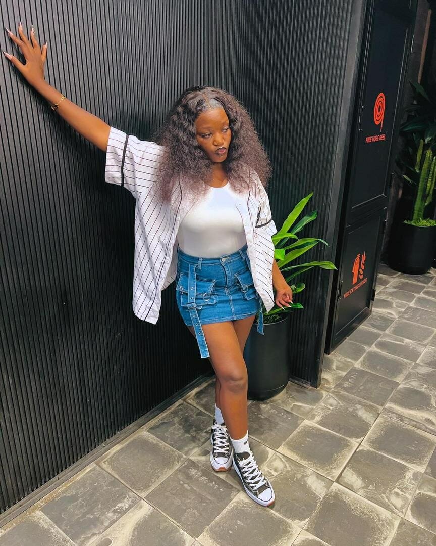 Denim skirts