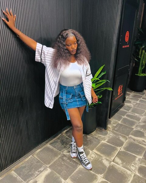 Denim skirts