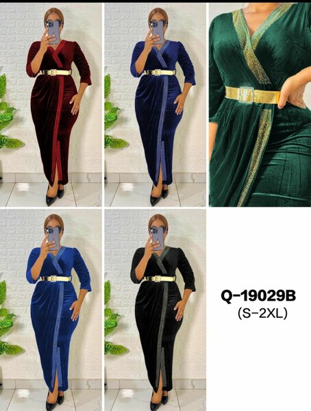 Velvet dinner dress