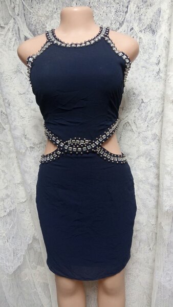 Robe soirée decolté élégante
