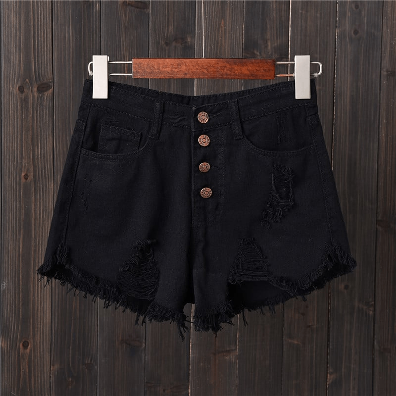 Denim shorts