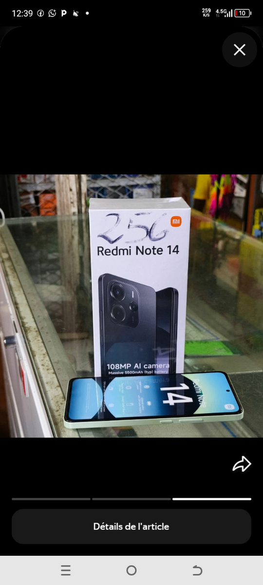 Smartphone Redmi Note 14