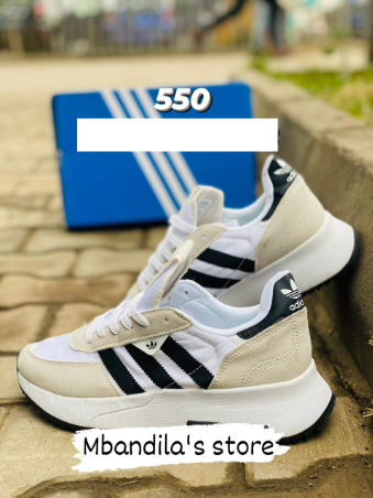 beige sneakers